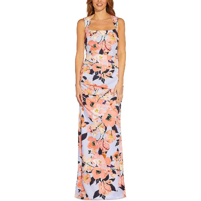 Low Prices luxury dressAdrianna Papell Womens Pleated Long Evening Dress