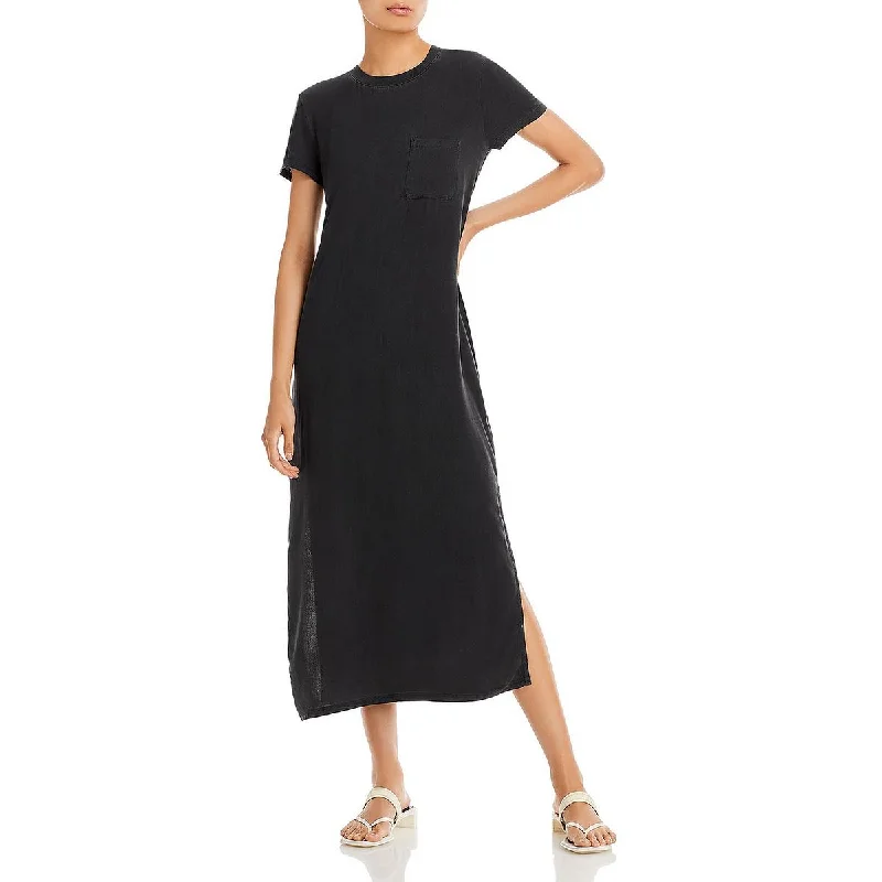 Sale Event boho dressSplendid Womens Linen Tea Length T-Shirt Dress