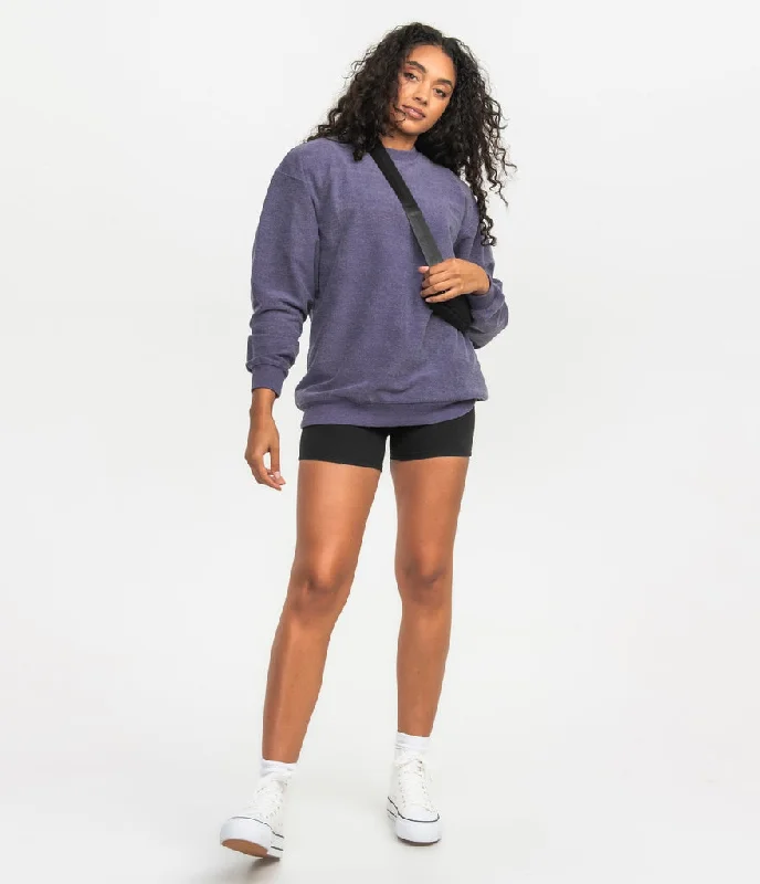 Time-Limited Offer cozy outdoor jacketSouthern Shirt Company Washed Fleece Sweatshirt Mulberry Wine