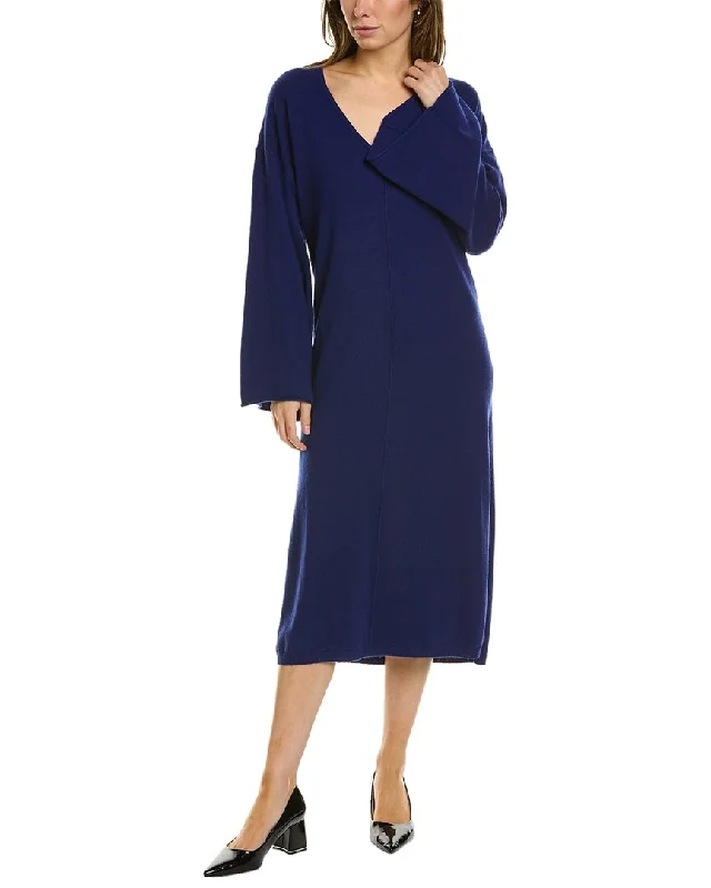 Instant Savings elegant dressTWINSET Bell-Sleeve Wool & Cashmere-Blend Sweaterdress