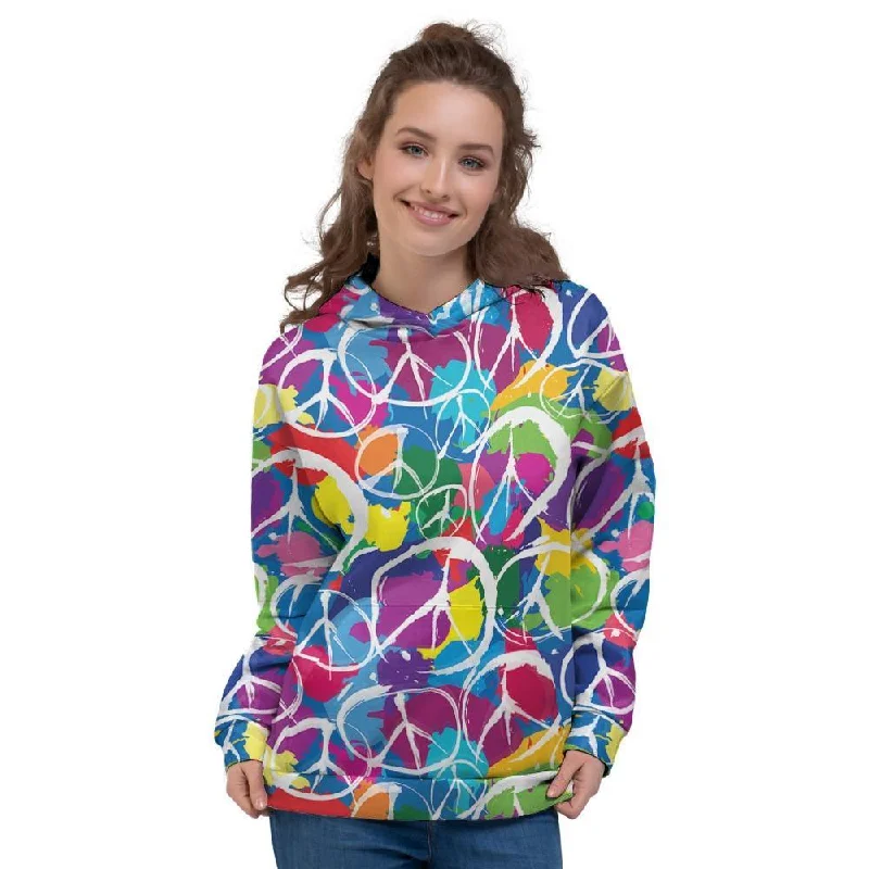 New Deals Colorful Hippie Women's Hoodie