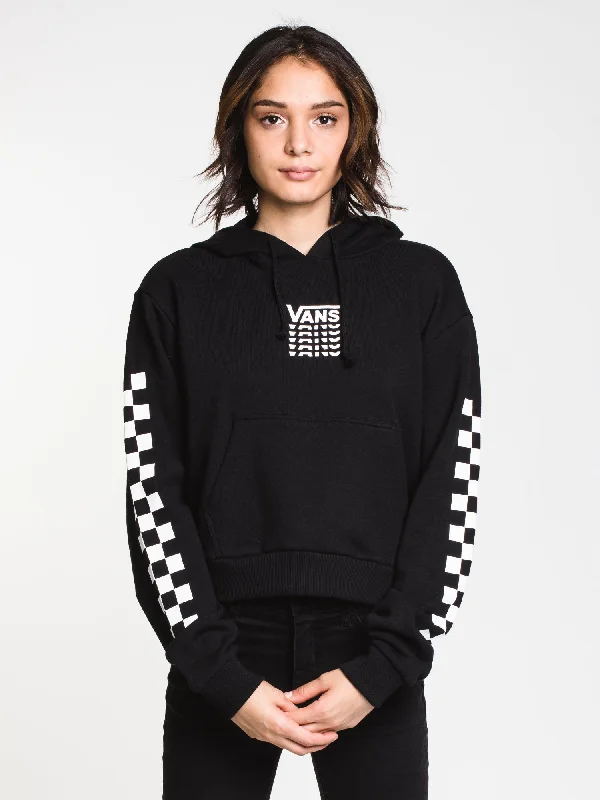 Epic Deals VANS WORD CHECK CROP PULLOVER HOODIE - CLEARANCE