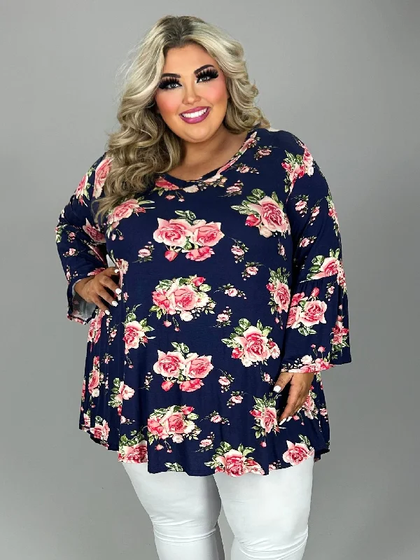 Year-End Clearance puff sleeve dress61 PSS {Sweet Dreams} Navy Rose Print Tunic EXTENDED PLUS SIZE 4X 5X 6X Year-End Clearance puff sleeve dress61 PSS {Sweet Dreams} Navy Rose Print Tunic EXTENDED PLUS SIZE 4X 5X 6X