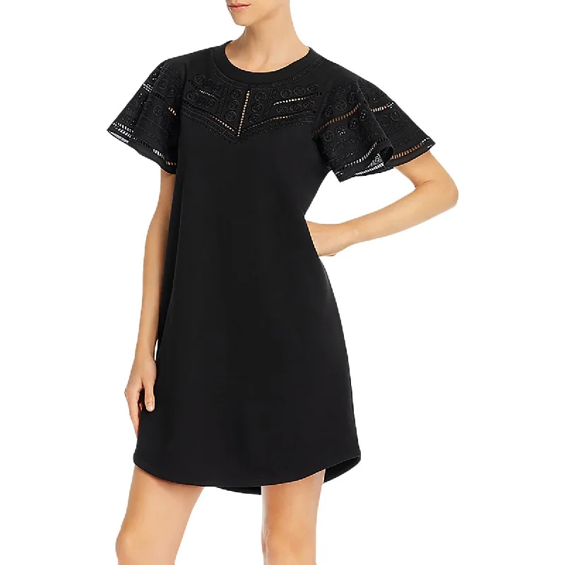 Loyalty Reward spaghetti strap dressParker Womens Katrina Ribbed Trim Eyelet Cocktail Dress Loyalty Reward spaghetti strap dressParker Womens Katrina Ribbed Trim Eyelet Cocktail Dress