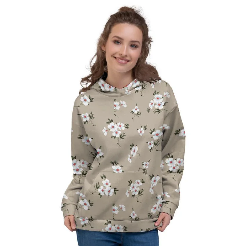 Major Savings Cute Floral Flower Print Women's Hoodie