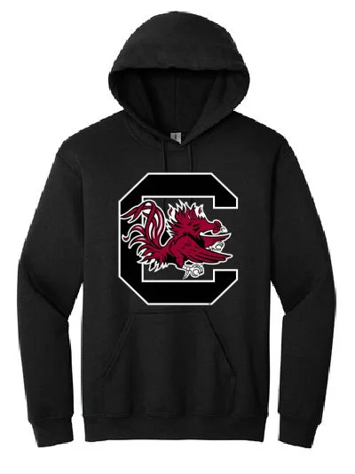 Special Price versatile jacketSouth Carolina Gamecocks Block C Hoodie- Adult/Black