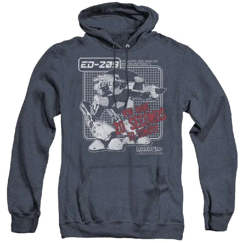 One-DAY Sale oversized pullover sweatshirtRobocop Robocop/Ed 209 - Heather Pullover Hoodie