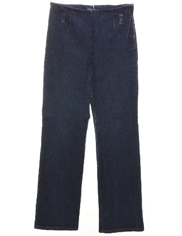 One-DAY Sale stylish zip jacketClassic Dark Wash Straight-Fit Jeans - W28 L32