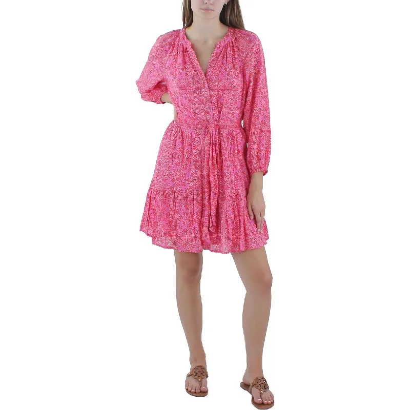 Don't Miss elegant shift dressVineyard Vines Womens Floral Print Cotton Shirtdress