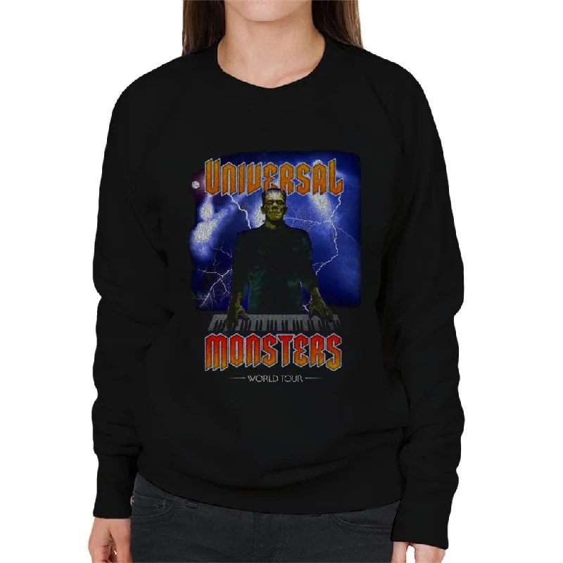 Early Access eco-friendly fitness hoodieUniversal Studios Monsters Frankenstein On Tour Women's Sweatshirt