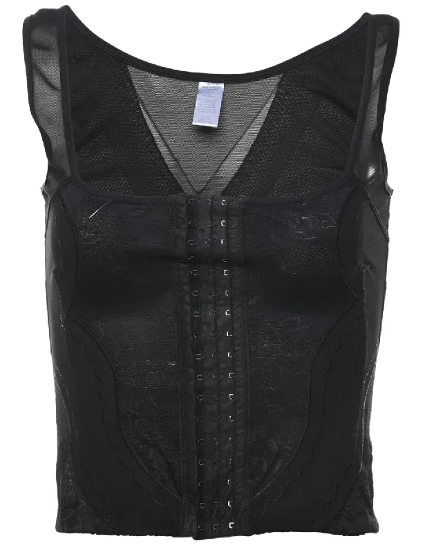 Daily Deals modern jacketJacquard Pattern Bustier - S