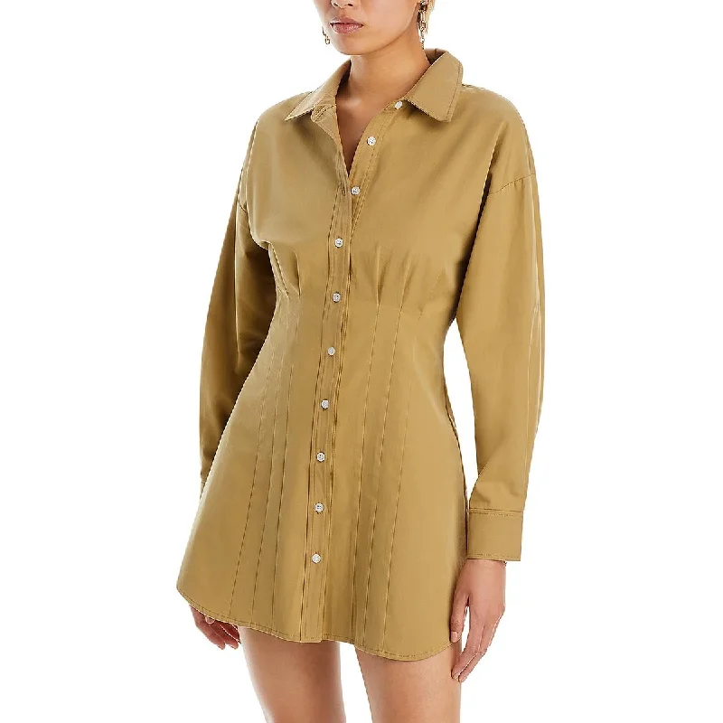 Bonus Savings midi dressWAYF Womens Cotton Button Down Shirtdress
