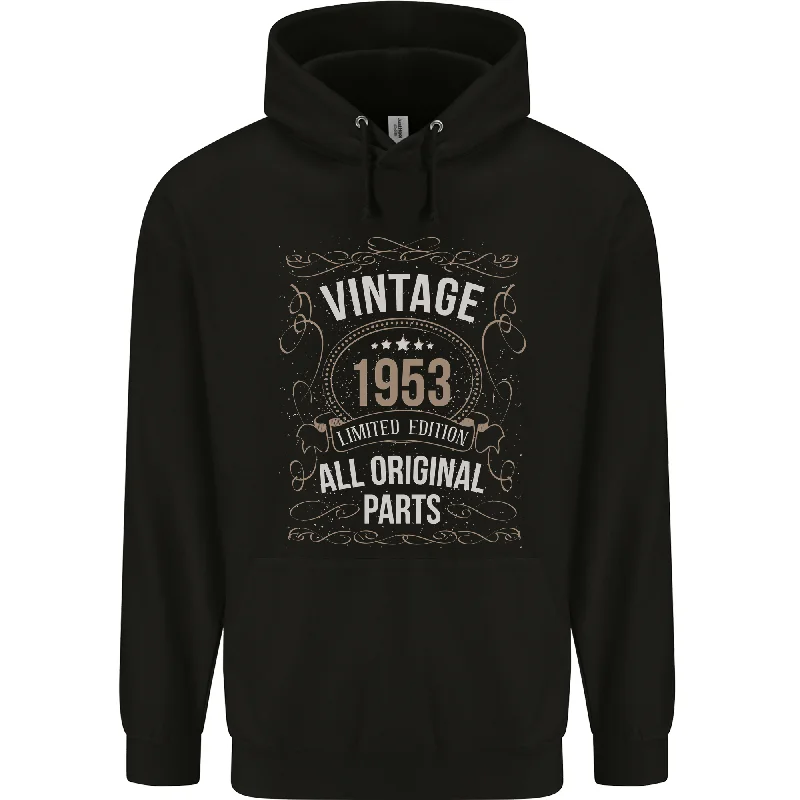Act Now stylish hoodie for women71st Birthday Limited Edition 1953 Mens 80% Cotton Hoodie