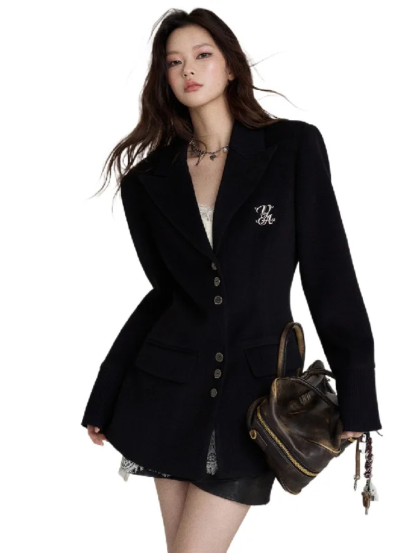 Crazy Deals warm insulated jacketVintage Woolen Blazer Coat