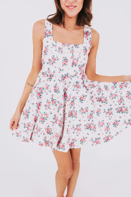 Year-End Sale chic dressSweet Roses Dress