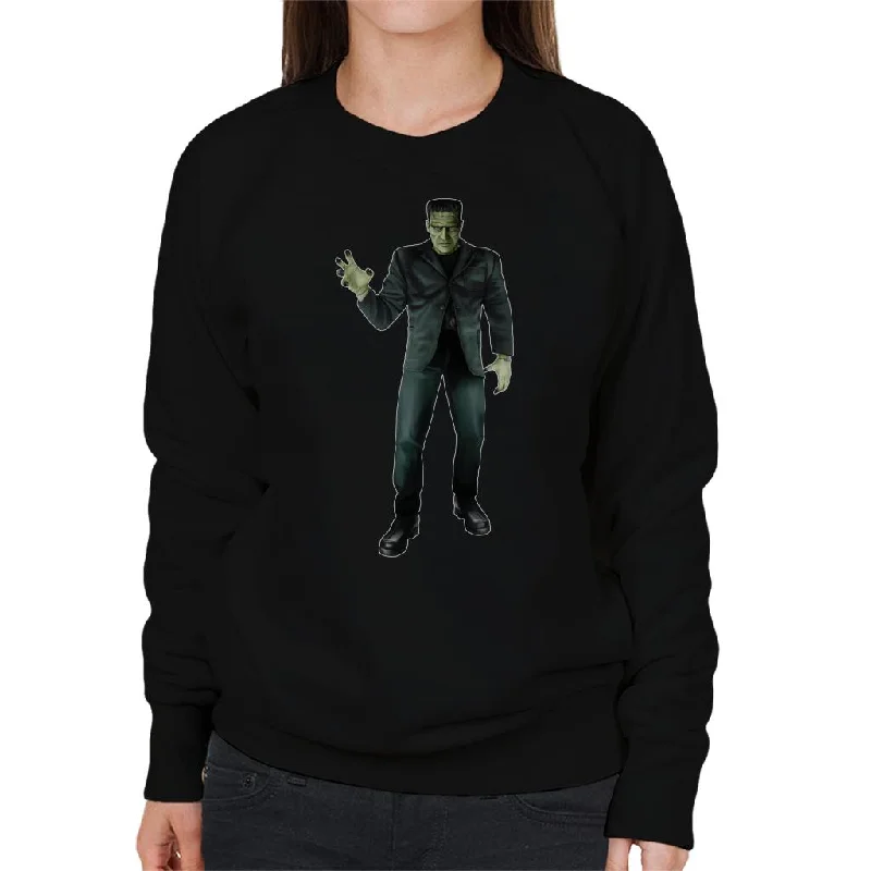 Stock Clearance chic fitness hoodieFrankenstein Monster Pose Women's Sweatshirt