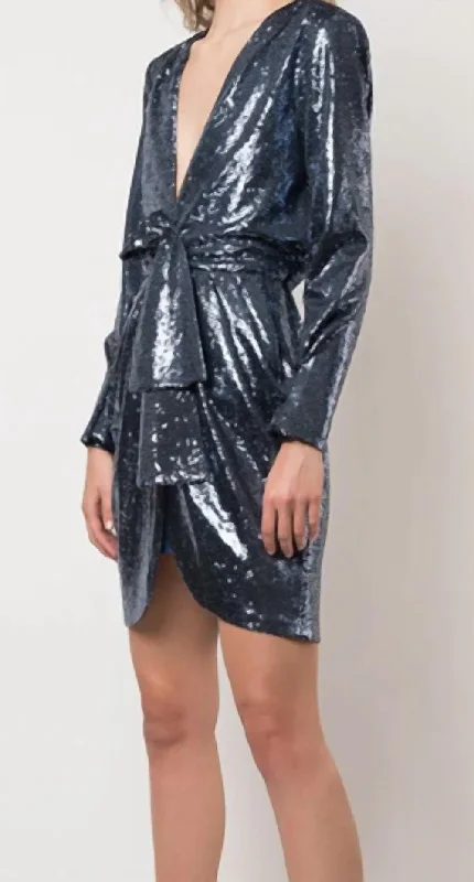 Mega Sale textured dressSkylar Dress In Blue