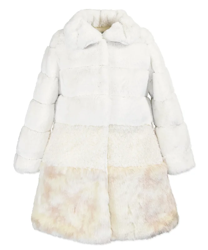 Price Drop Alert casual slip dressTier Faux Fur Coat