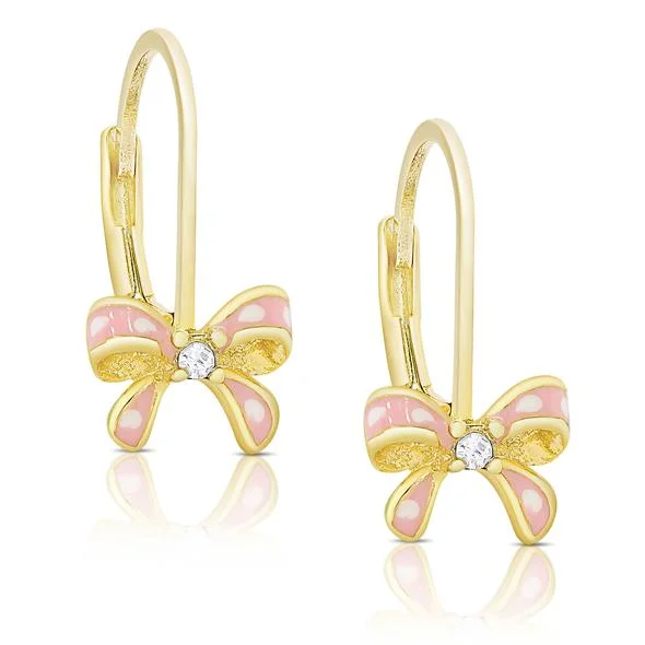 Today's Special draped dressLily Nily CZ Bow Drop Earrings