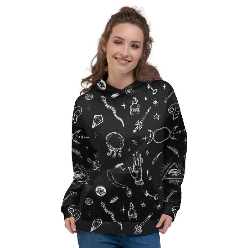 Price Blitz Black Gothic Witch Women's Hoodie