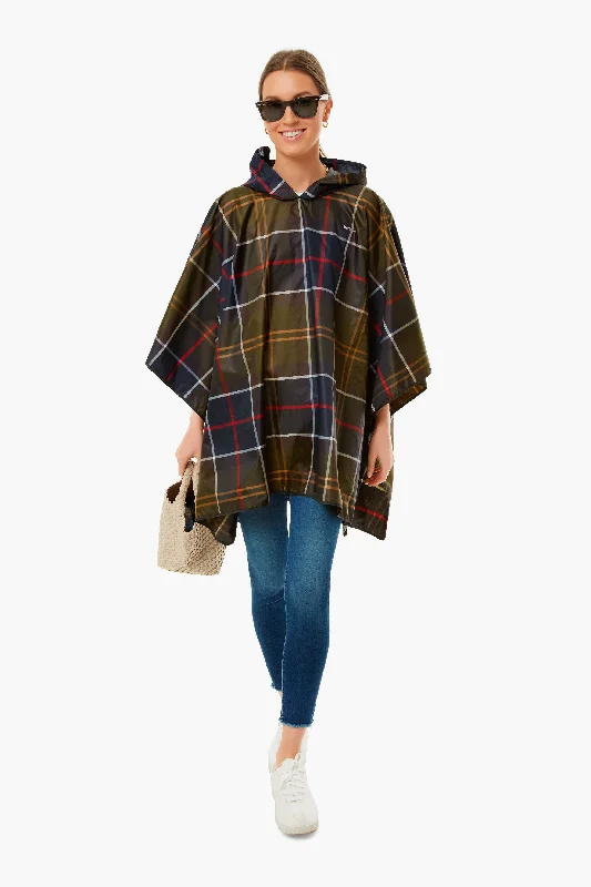 Massive Deals fashionable jacketClassic Tartan Showerproof Poncho