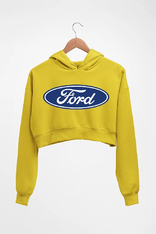 Price Reduction oversized pullover hoodieFord Crop HOODIE FOR WOMEN