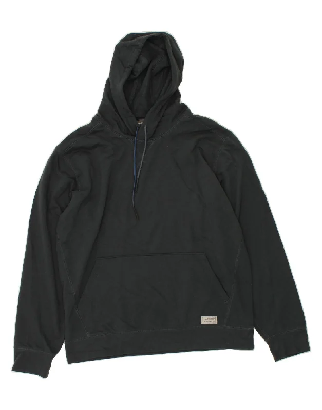 Value Deals EDDIE BAUER Mens Hoodie Jumper Large Black