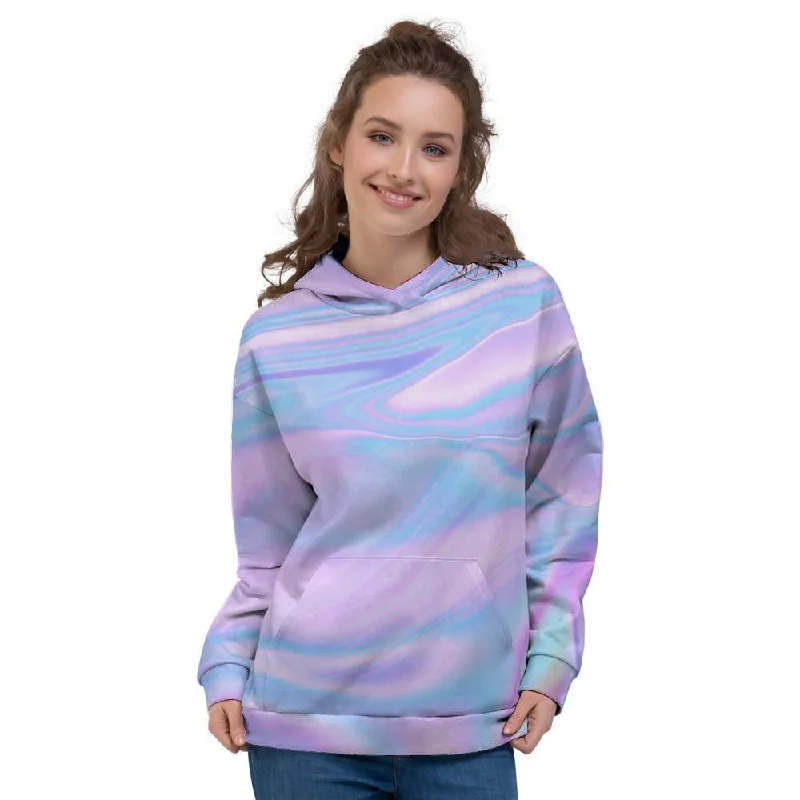 Stock Clearance Abstract Holographic Women's Hoodie