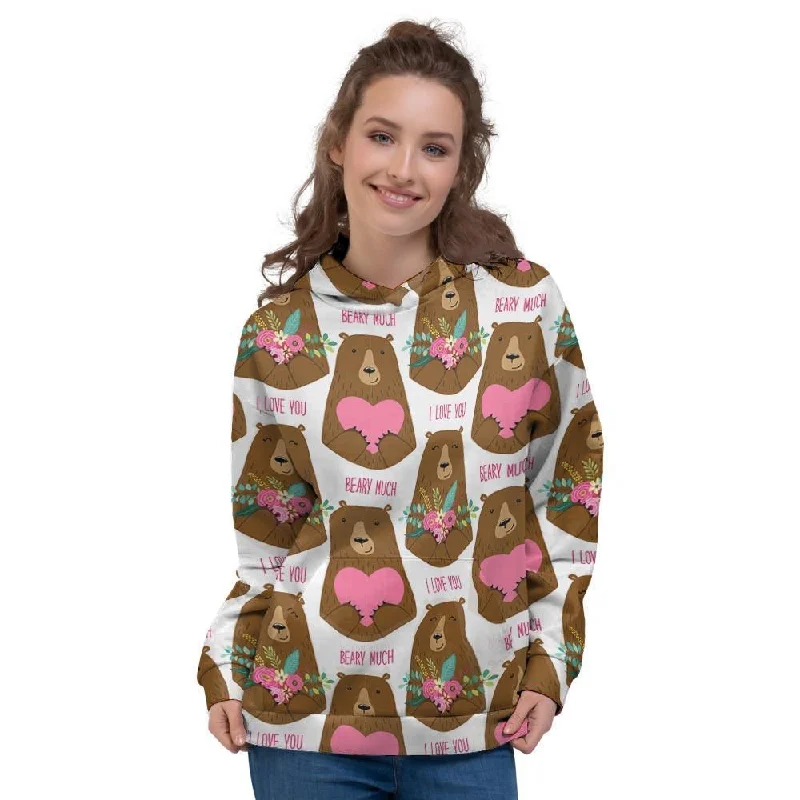 Closeout Brown Mama Bear Women's Hoodie