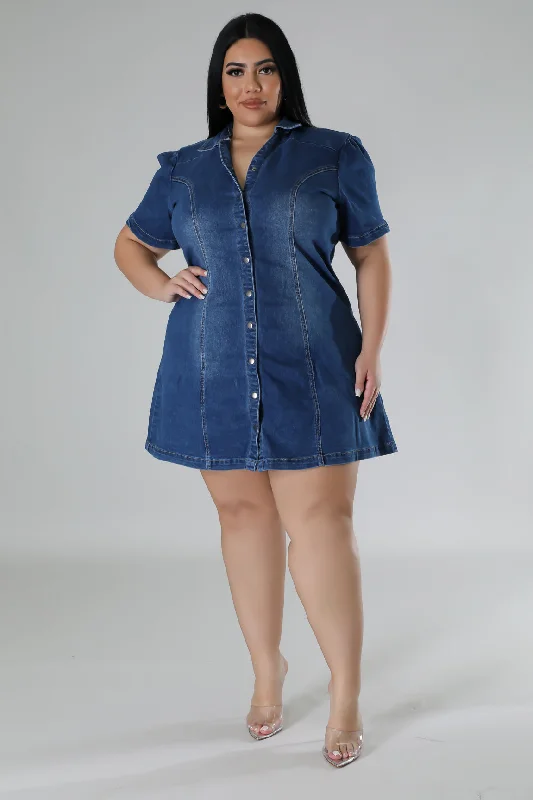 Online Only relaxed fit dressCan't Deny You Dress