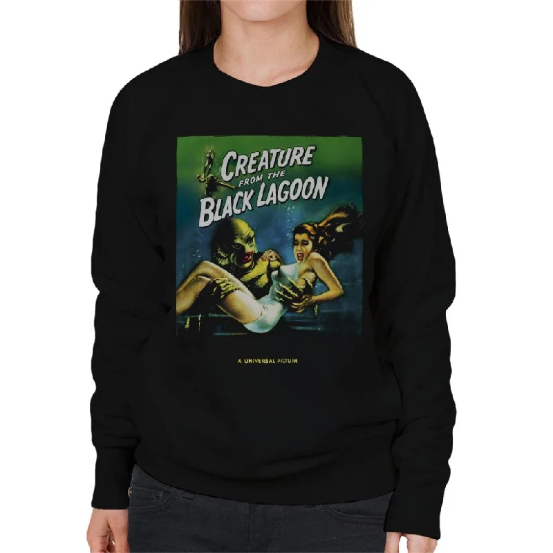 Mega Sale functional sports hoodieThe Creature From The Black Lagoon Carrying Kay Women's Sweatshirt