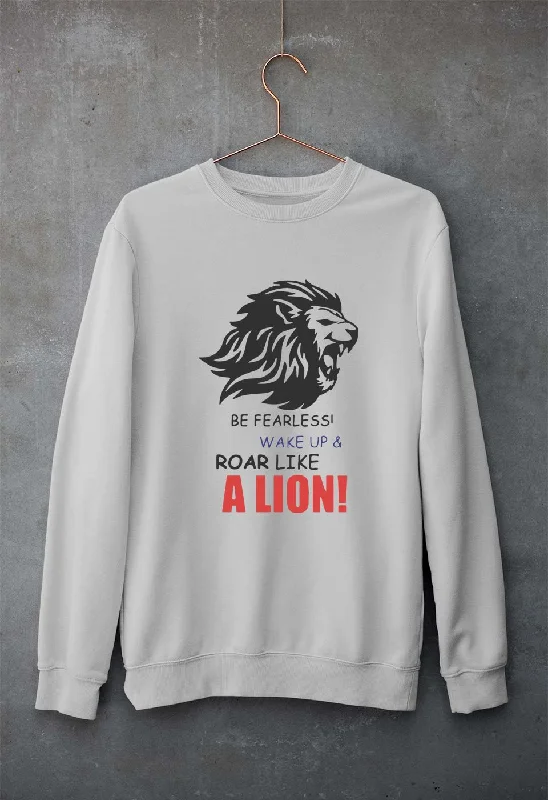 Weekend Deal trendy gym wear hoodieLion Unisex Sweatshirt for Men/Women