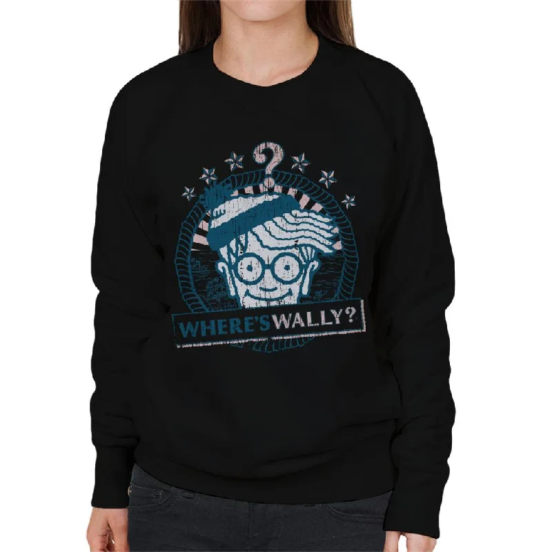 Year-End Clearance oversized sports sweatshirtWhere's Wally Vintage Design Women's Sweatshirt