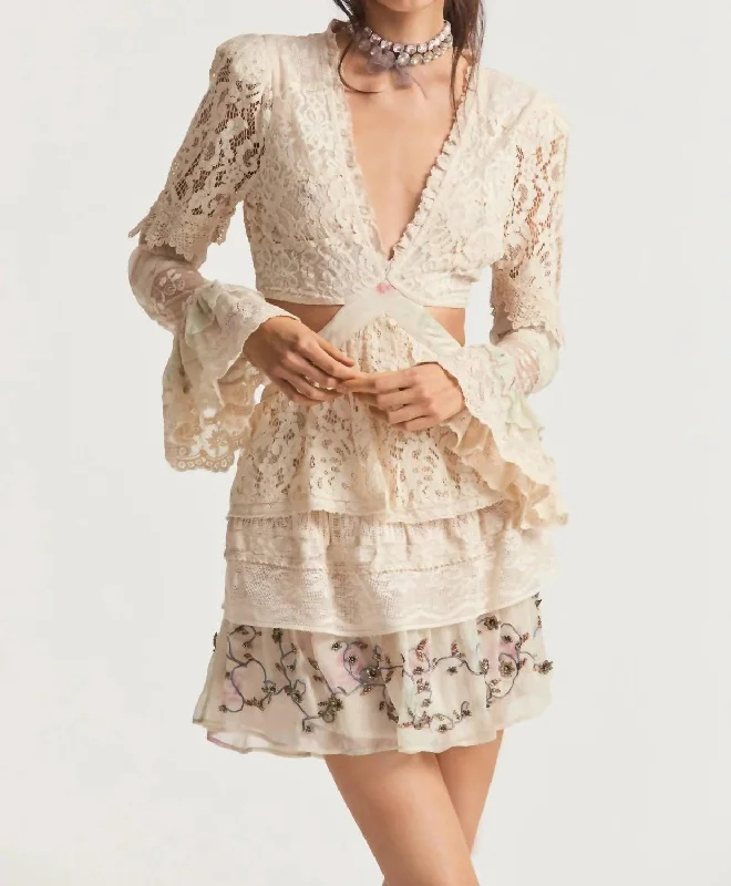 Seasonal Sale wrap-around dressKarine Dress In Magnoliatea