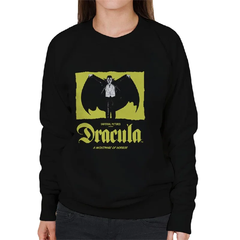 Take Advantage cozy gym sweatshirtDracula Nightmare Of Horror Women's Sweatshirt