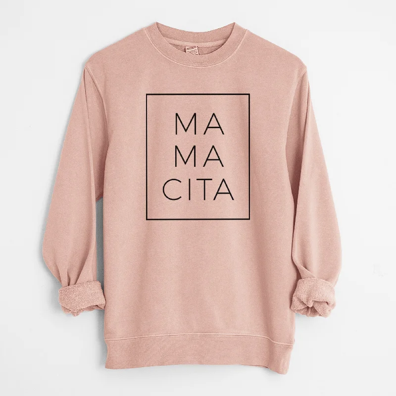 Grand Opening Sale trendy fitness sweatshirtMamacita Boxed - Unisex Pigment Dyed Crew Sweatshirt Grand Opening Sale trendy fitness sweatshirtMamacita Boxed - Unisex Pigment Dyed Crew Sweatshirt