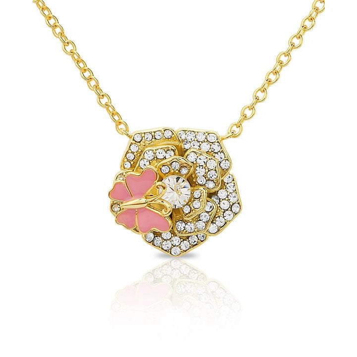Unmissable Offer backless dressLily Nily CZ Flower Necklace
