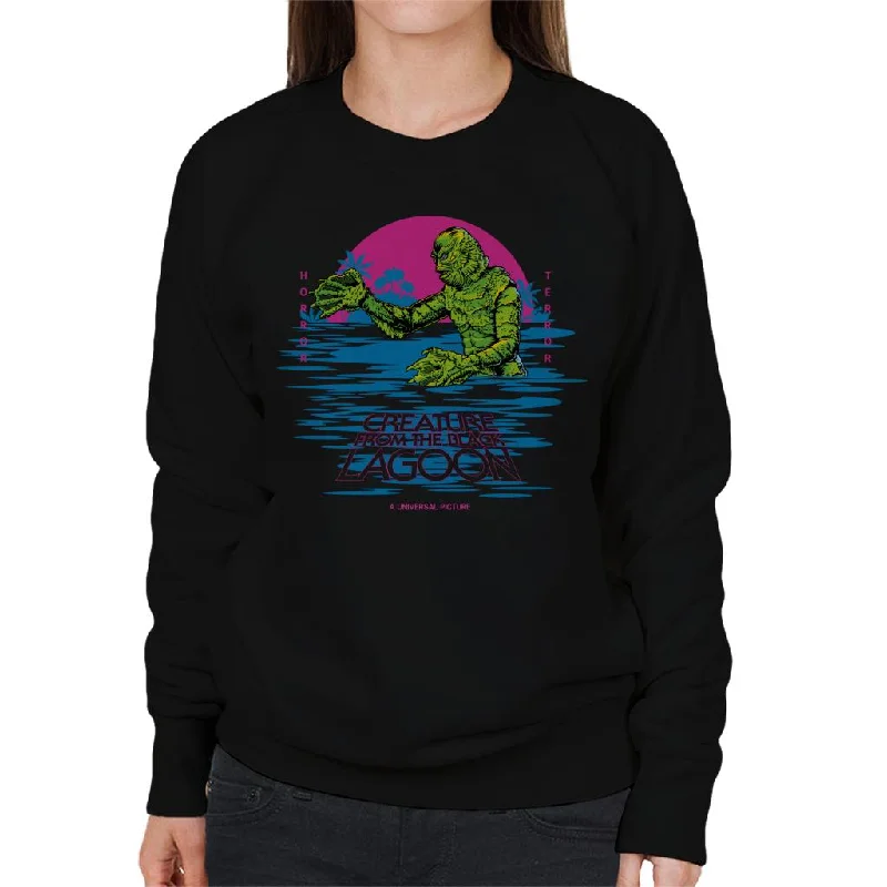 Exclusive Offers sleek workout sweatshirtThe Creature From The Black Lagoon Horror Terror Women's Sweatshirt