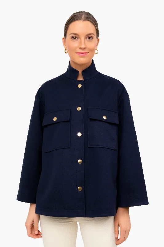 Year-End Sale minimalist jacketNavy Marant Shirt Jacket