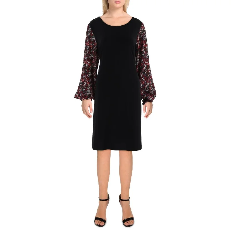 Markdown Madness wool dressMSK Womens Knit Long Sleeves Sheath Dress