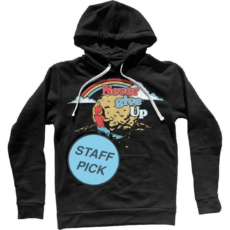 Clearance Event Never Give Up Sisyphus Unisex Hoodie