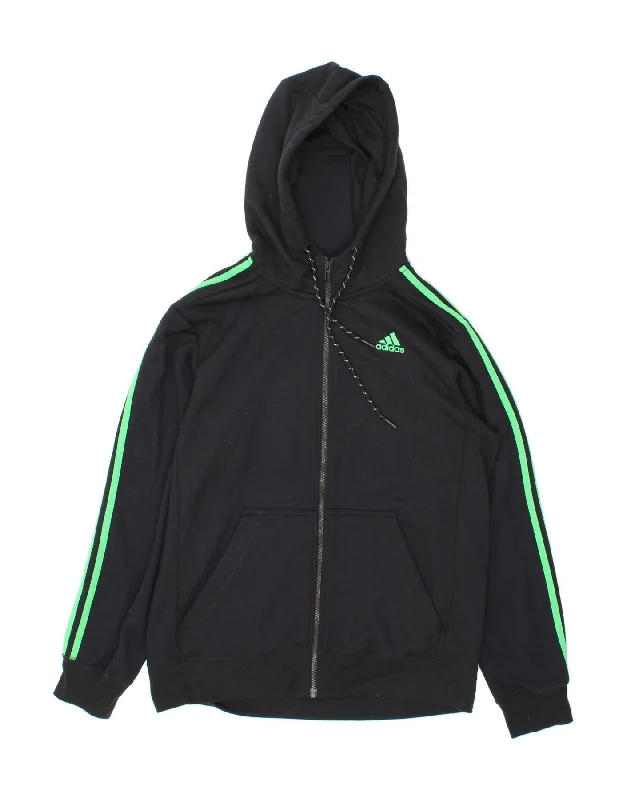 Markdowns ADIDAS Mens Climalite Zip Hoodie Sweater Medium Black Cotton
