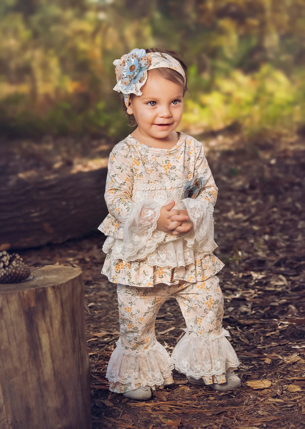 Early Access casual midi dressAva's Garden Swing Set