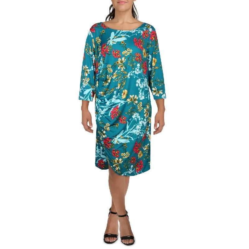 Early Access ashionable dress24seven Comfort Apparel Womens Plus Jersey Floral Print Sheath Dress Early Access ashionable dress24seven Comfort Apparel Womens Plus Jersey Floral Print Sheath Dress