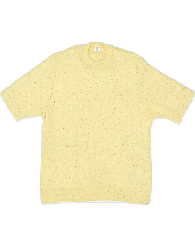 Unbeatable Prices oversized hooded sweatshirtVINTAGE Womens Short Sleeve Crew Neck Jumper Sweater UK 20 2XL Yellow Unbeatable Prices oversized hooded sweatshirtVINTAGE Womens Short Sleeve Crew Neck Jumper Sweater UK 20 2XL Yellow