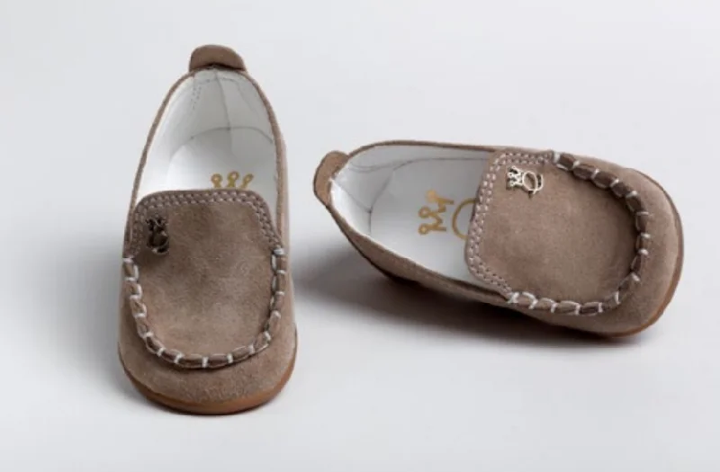 YEAR-End Clearance evening dressBoys Tan Suede Loafer