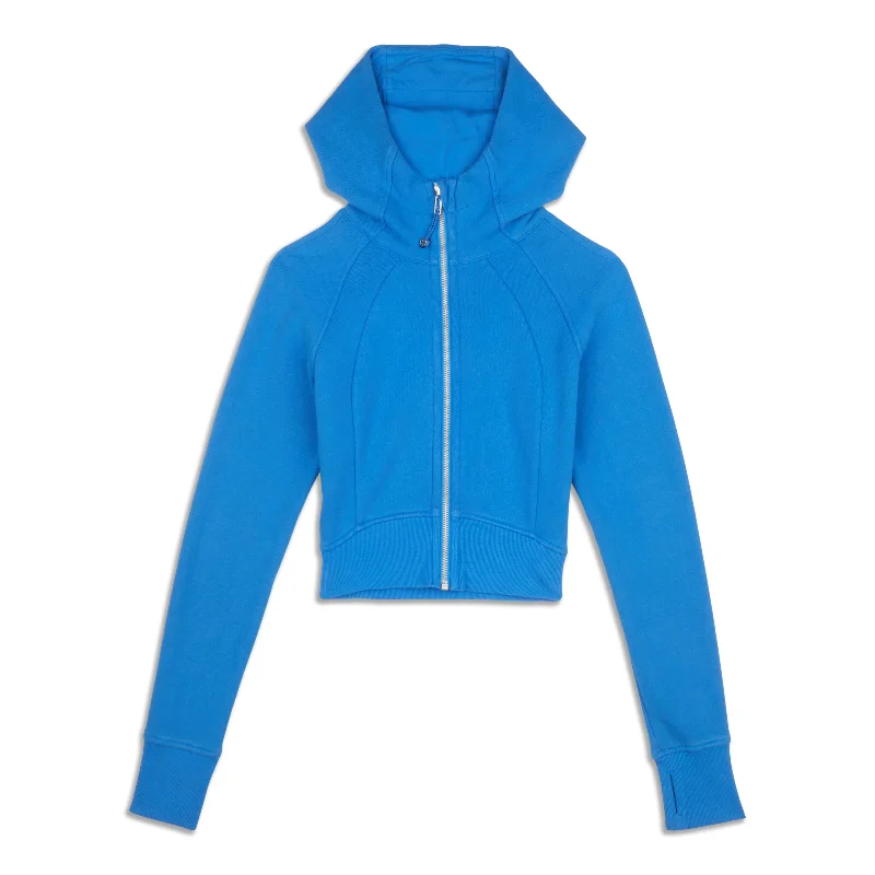 Get It Before It’s Gone Scuba Full-Zip Cropped Hoodie - Resale