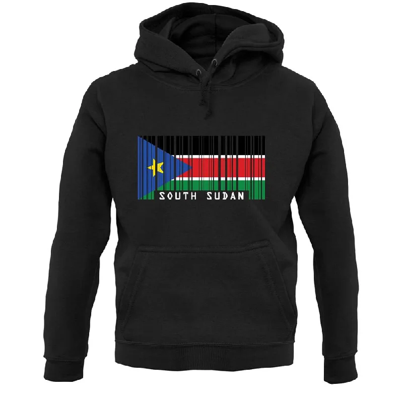 Super Bargain South Sudan  Barcode Style Flag Unisex Hoodie