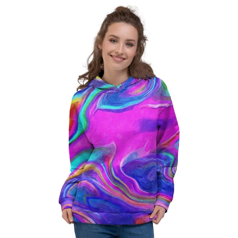 Discount Deals Abstract Purple Women's Hoodie