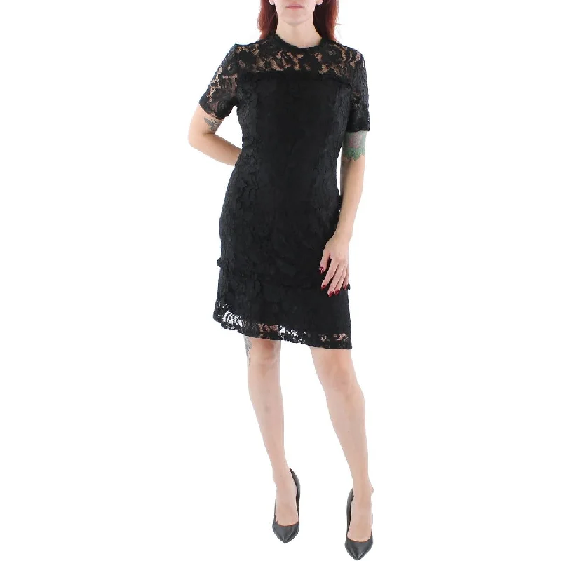 Mega Sale flowy evening dressNanette Nanette Lepore Womens Lace Knee Length Midi Dress Mega Sale flowy evening dressNanette Nanette Lepore Womens Lace Knee Length Midi Dress